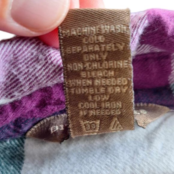 Bit & Bridle Long Sleeve Checkered  Shirt, Top Size Medium - Picture 7 of 8